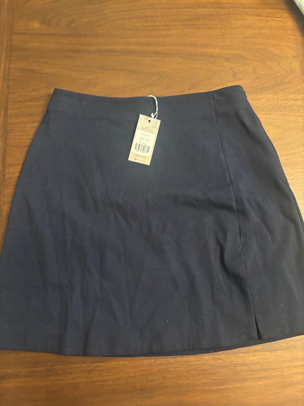 Boden Navy Mini Skirt